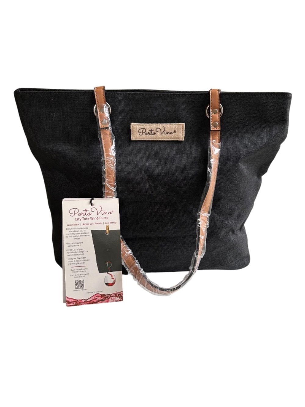 NWT CLUCI Vegan Leather Briefcase Bag